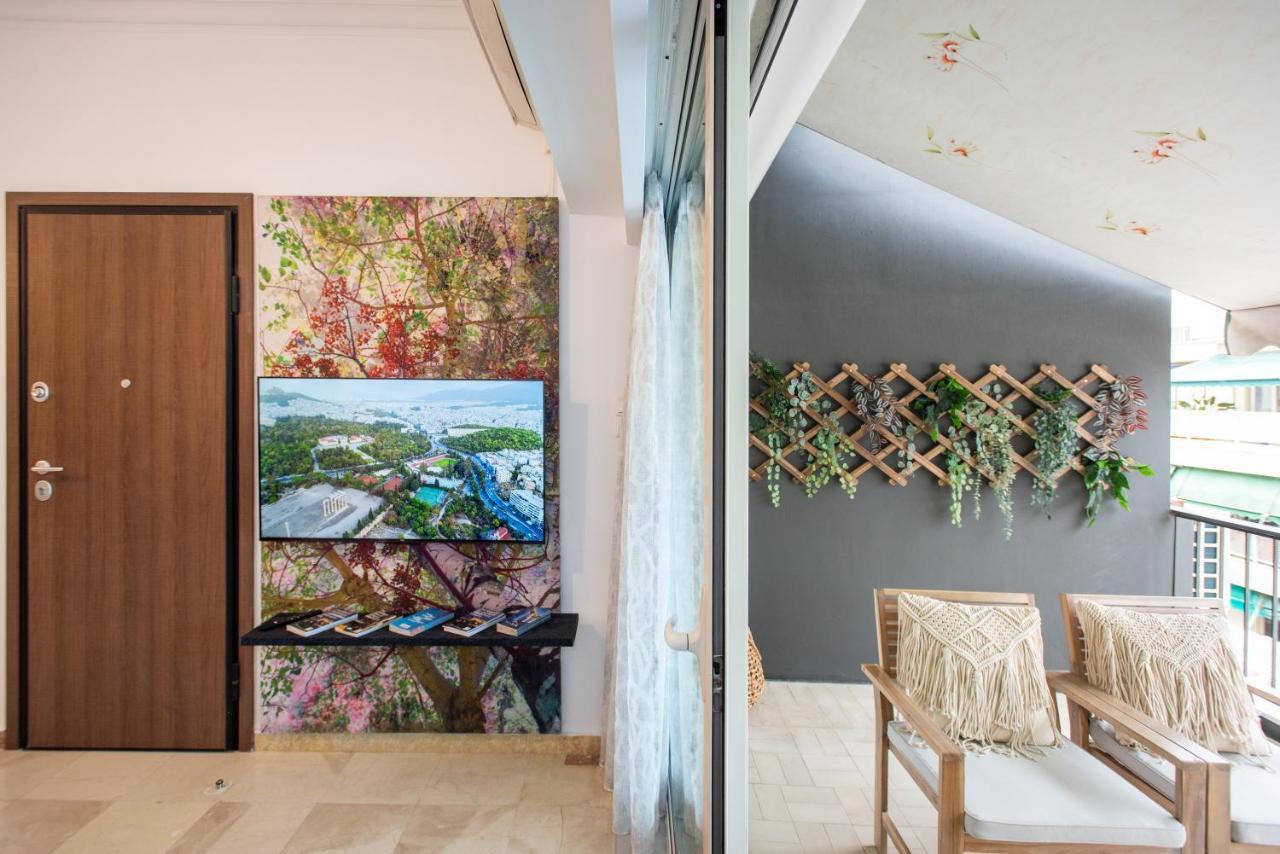 Blue Ark Boho Stay At Acropolis Aten Exteriör bild